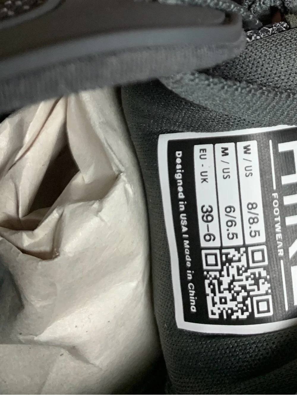 HIKE Ladies Gray Knit Lightweight Footwear